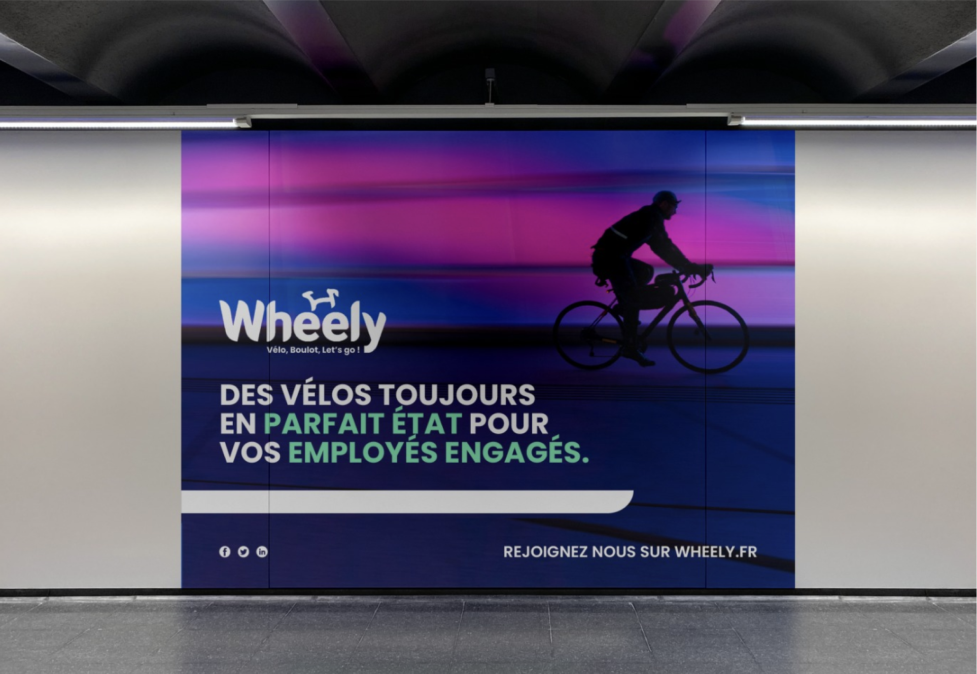 Affichage publicitaire Wheely