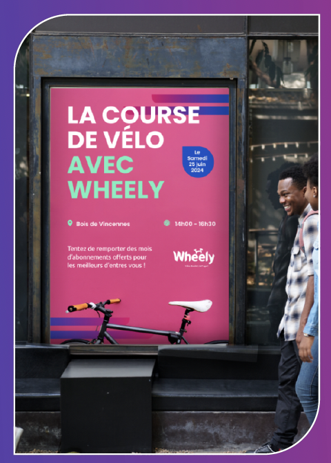 Affiche événementielle Wheely